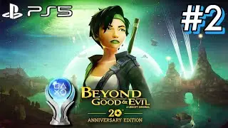 Beyond Good & Evil 20th Anniversary Edition PS5 Gameplay 100% Platinum Walkthrough Part 2 [4k 60fps]