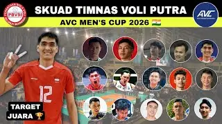 Daftar Skuad Timnas Voli Putra AVC MEN'S CUP 2026 📝 Jadwal AVC Cup 2026 🔥