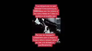 La dictadura no quiere que veas este video de como los checos dijeron adi&oacute;s al socialismo