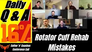 Rotator Cuff Rehab Mistakes - BillHartmanPT.com Q&A for The 16%
