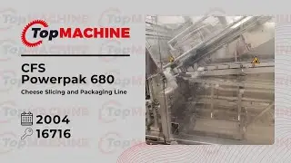 CFS Powerpak 680 Cheese slicing and packaging line used