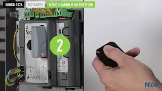 M&eacute;morisation d'un &eacute;metteur mode II NICE WINGO 4024 - MotorisationPlus
