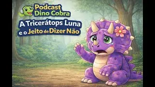 Podcast Dino Cobra - A Tricerátops Luna e o Jeito de Dizer Não