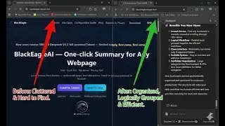 BlackEagleAI - Save your browser bookmarks in 1 minute.