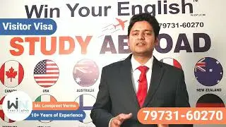 #Visitor #visa  Guidance By Visa Expert Mr Lovepreet Verma Win Your English #canada #uk #australia