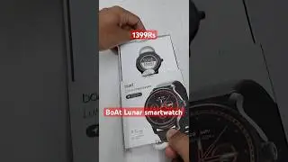 Boat lunar discovery smartwatch unboxing.