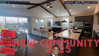SPACIOUS 55+ New Construction Home Dixon California | Built By K Hovnanian Homes | Near Sacramento