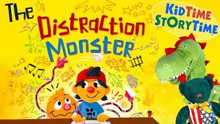 The DISTRACTION MONSTER  | self control read aloud