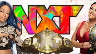 Sasha Banks Vs Mandy Rose NXT WOMENS TITLE