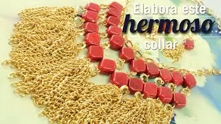 Cómo Hacer Un Collar Rojo Cadenas Kit 23080