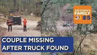 Couple missing after truck found in flooded Gila County creek