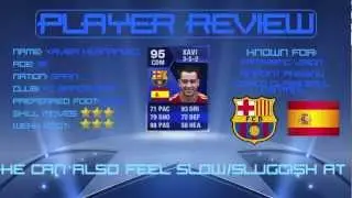 95 TOTY XAVI - Player Review - FIFA 13 Ultimate Team