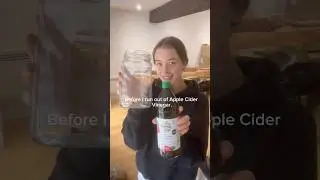Start a batch of Apple Cider Vinegar with me