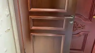 2024 Customized Soild Wood Doors Wood Bathroom Room Melamine Interior Wooden Door