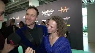 🇸🇮 Klemen (Slovenia) @ Eurovision 2025 Turquoise Carpet Opening Ceremony | Interview