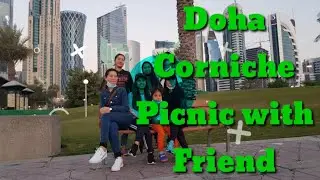 Doha Corniche Picnic with friends