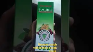 remove cough with Joshina cough syrup