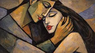 Quiet Embrace &mdash; Romantic Abstract Art with European Coffeehouse Music