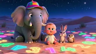 Stars Shining Over Desert Baby 🌌🏜️ | Fun Nighttime Adventure Song for Kids | Toddler Desert Rhyme