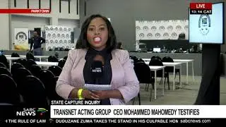 State Capture Inquiry | Transnet acting group CEO testifies