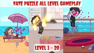 FATE PUZZLE - All Levels (Level 1-20) Gameplay and Solution #appinsight