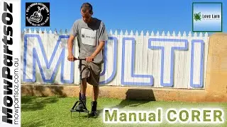 Manual Core Aeration with The Multi from mowpartsoz.com.au