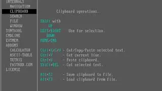DosWorld Editor for distraction free writing
