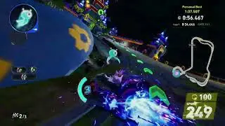 Sonic Racing Crossworlds - Time Trials - Mystic Jungle 1:37.476 (Former WR) Super Sonic Speed