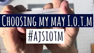 Choosing Mays journal IOTM #AjsIOTM     What will you use?