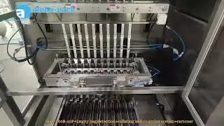 MLP-800B-10P Fully Automatic Line Empty Bag Detection+Collating and Counting System+Cartoner