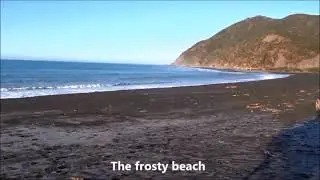 New Zealand Campervan Holidays Highlights 46 A Frosty Morning at Peketa Beach 2015