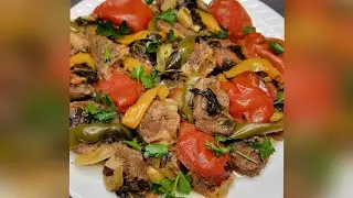 Azerbaijani Traditional Lamb Stew Bughlama. Buğlama. Quzu buğlama. Buğlama resepti.