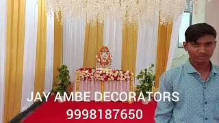 Shah Family Enjoy Marriage Function | Mahant Shree Baldevgiri hall Chankyapury, Jay Ambe Decor