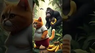 Banana Heist Gone Wrong 🍌 | Fat Cat vs Angry Gorilla Chase!