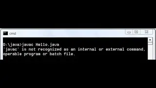 javac is not recognized / set Path of JDK