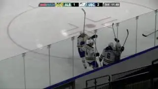 UBC 5  - Alberta 2 - Canada West Men's Hockey