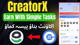 CreatorX Free Earning App || Get Free USDC || Instant Withdraw