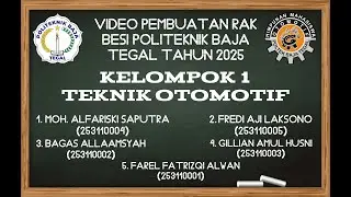 Praktikum Kerja Bangku dan Plat Kelompok 1 TO