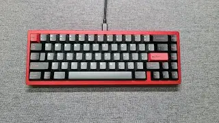 Kohaku  - Cherry MX HG Black  - Alu Plate #typingtest #customkeyboard #mechanicalkeyboard #asmr