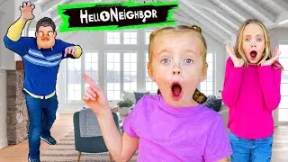 Привет, сосед прячет наши игрушки! Игрушки Trinity and Beyond и игрушки SuperHeroKids!