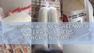 Recensione del EVERGREENWEB MATERASSI & BEDS EVERGREENWEB Cuscino Letto 40x70 Alto 18 cm Modello Sap