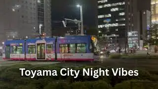 Exploring Toyama city center after Dark @hassantravelblogger