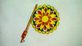hand fan drawing | drawing hand fan | fan drawing easy | how to draw hand fan | drawing hand fan