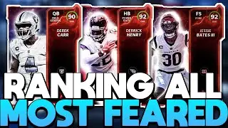 RANKING EVERY MOST FEARED CARD (TEASED) IN MADDEN 22 ULTIMATE TEAM!