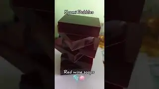 ரெட் ஒயின் சோப்Red wine soaps #skincare #soapmaking #love #tamilsong