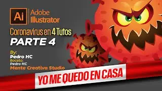 Illustrator CC 2020 Fácil. Coronavirus en 4 tutoriales Parte 4