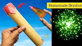 Homemade Green Sky Shot  | How to Make Skyshot | Easy Skyshot Making