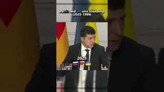 Russia and Ukraine friendship (2025-1999) #politics #russia #ukraine #putin #zelensky #shorts #peace
