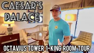 Caesars Palace Las Vegas Room Tour - Octavius Tower One King 🔱