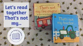 Let's read together 2 That's not my books. Fire Engine and Tractor. Read along.